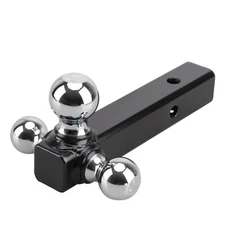 Triple Ball Multi-Ball Trailer Hitch Ball Mount, 1-7/8", 2", 2-5/16" Balls