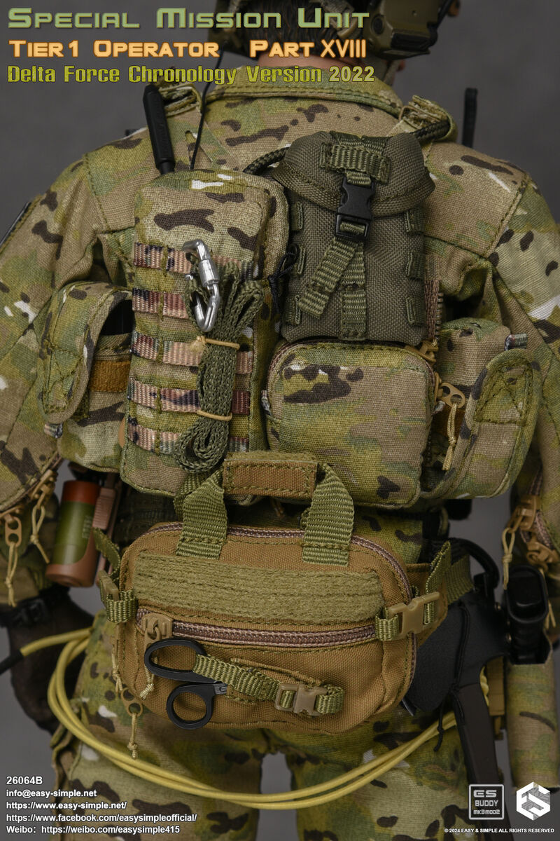 Easy&Simple 26064B SMU Tier1 Operator Part XVIII Delta Force Easy&Simple 26064B SMU Tier1 Operator Part XVIII Delta Force