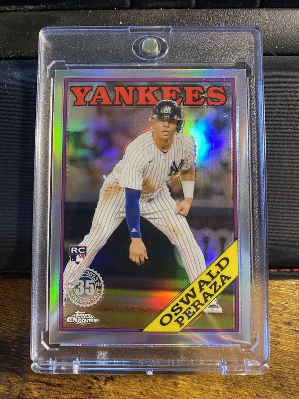 Oswald Perez ROOKIE 2023 Topps Chrome 88BC-16. Yankees⚾️🔥