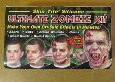 Zombie Kit Silicone Makeup w paint Zombie Teeth tutorial DVD - Halloween
