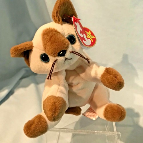 Snip Cat Ty Beanie Baby Creased Tag #4120 1996 PE Retired  $7.99 - 第 1/12 張圖片