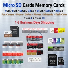 Micro SD Card 4/8/16/32/64/128/256/512 GB Ultra Extreme Pro Evo Class lot Fast