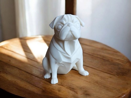 Dog Garden Ornament Pug Home Decoration Form/Sculpture Plastic - Modern - Picture 9 of 15