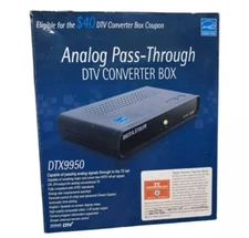 Digital Stream DTX9950 Analog Pass Through DTV Converter Box - NEW