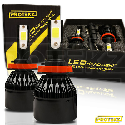 LED Fog Light Kit Protekz 880 6000K Bulbs for 1999-2004 Buick REGAL