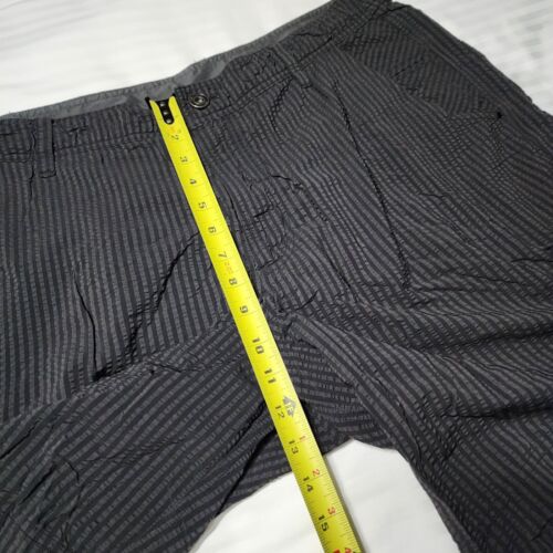 Pantaloncini di lusso LULULEMON Athletica Classic neri Seersucker a righe da uomo - 36 - Foto 3 di 11