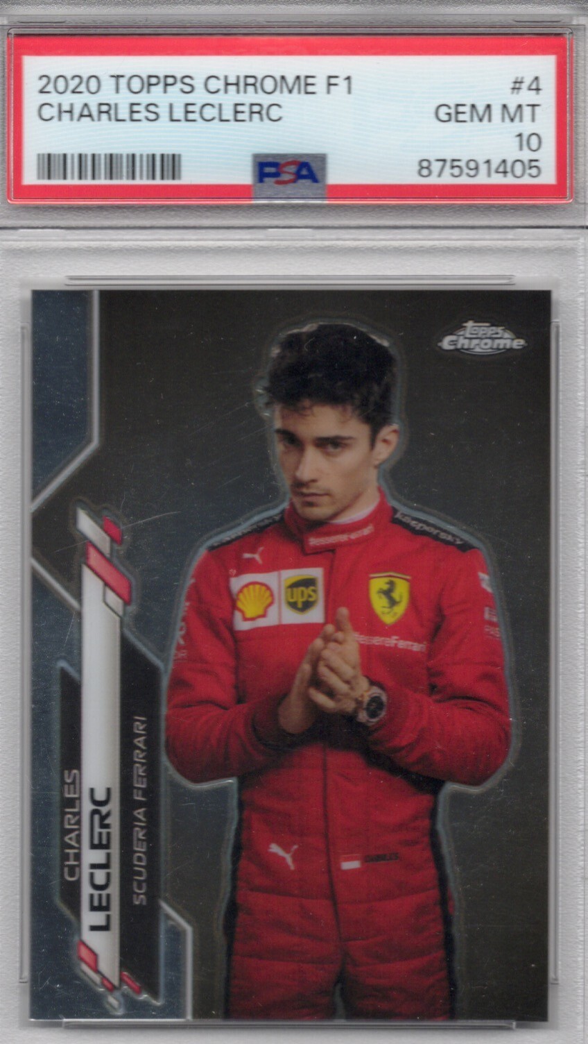 2020 Topps Chrome Formula 1 - Charles Leclerc #4 PSA 10