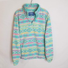 Chubbies Mens Colorful Aztec Southwestern 1/4 Zip Fleece Pullover Sweater Medium