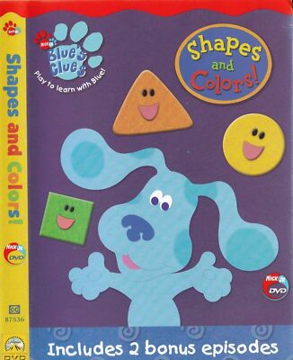 Blue's Clues - Shapes and Colors! (DVD, 2003, Full Screen