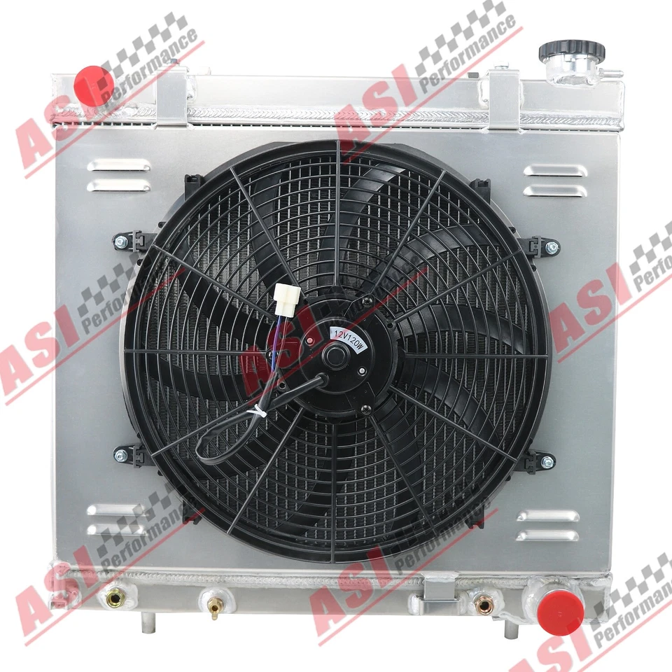 3-рядный вентилятор плащаницы радиатора подходит для 05–12 Dodge Dakota 06–09 Mitsubishi Raider AT - Изображение 2 из 4