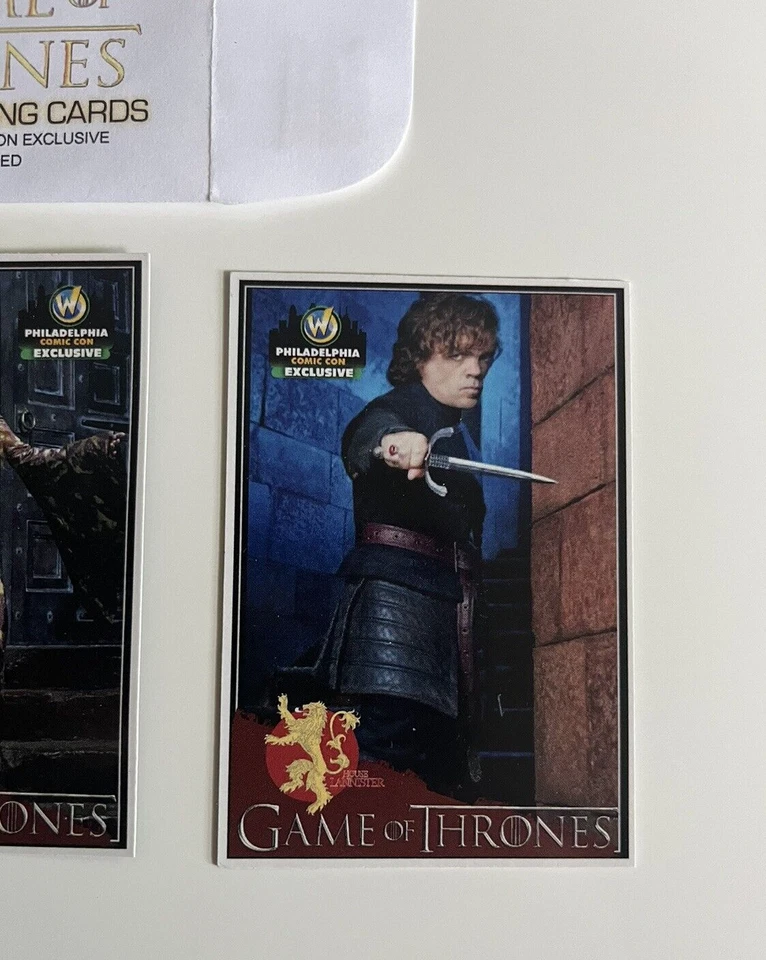 Game of Thrones Philadelphia Comic Con Exclusive Trading Cards /100 READ - Image 3 of 4