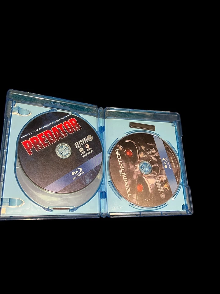 Commando/Predator /The Terminator (Blu-ray, 2013) Arnold, has two scuff on cover - Image 3 of 4