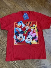 Vintage Y2k Disney Mickey  Friends T-shirt Youth L 14/16 NOS