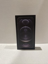 iPhone 12 Pro Black Empty Box Only Sim Remover And Manual No Sticker,Phone,Cord