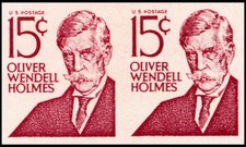 US Scott 1288 (CF1) Mint NH 15¢  Imperforate Counterfeit Pair RARE - Stuart Katz