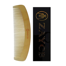 Buffalo Horn Fine Tooth Comb - Anti-Static Hair Comb - Hair Styling Detangling C