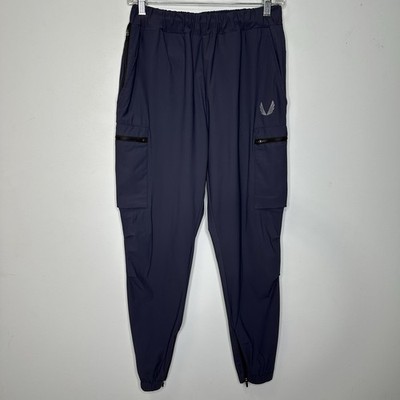 ASRV Men s Tetra Lite Standard Zip Ankles Jogger In Navy Blue Size S DSG-0656