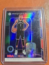 2019 Panini NBA Hoops Premium Stock Frequent Flyers Purple Kevin Durant #1