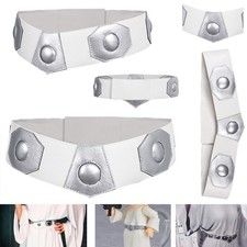 Princess Leia Cosplay Belt Waistband Unisex Women Fancy Dress Halloween Party US