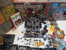 Dark World Board Game by Waddingtons 100% complete Unpainted [ENG, 1992]
