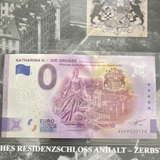 0 Euro Souvenir Schein Katharina II. die Grosse Residenzschloss Nr 126