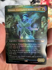 MTG Kianne, Corrupted Memory FOIL Borderless Duskmourn House Horror DSK 0002 NM