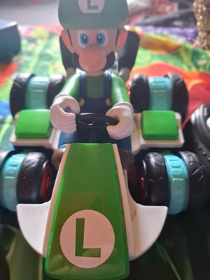 Nintendo Mario Kart 8 Luigi Mini RC Racer – Anti‑Gravity 2.4 GHz Remote Control - Image 1 of 4