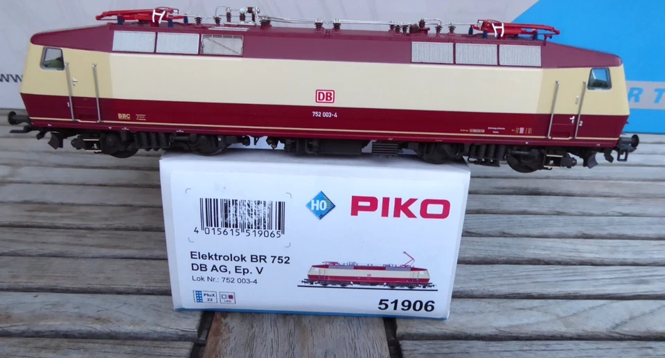 Piko 51906 H0 Versuchs-Elektrolok Minden BR 752 003-4 Vorserie DB Epoche 5/6 DSS