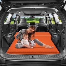 SUV Air Mattress, Self-Inflating Memory Foam Car Bed, Camping Sleeping Pad