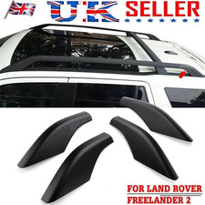 4pcs Roof Rack Cover Rail End Caps Trim For Land Rover Freelander 2 06-13 UK&#@