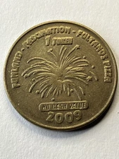 Old 3 X The Fun (Three Times The Fun) Arcade Token Seaside Oregon Defunct #ua1