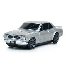 Souris sans fil CAMSHOP Nissan Skyline 2000GT-R KPGC10 Bluetooth Hakosuka Silver