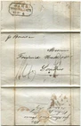Transatlantic Stampless 1844 Brasil Bahia London Maritime LIVERPOOL SHIP LETTER