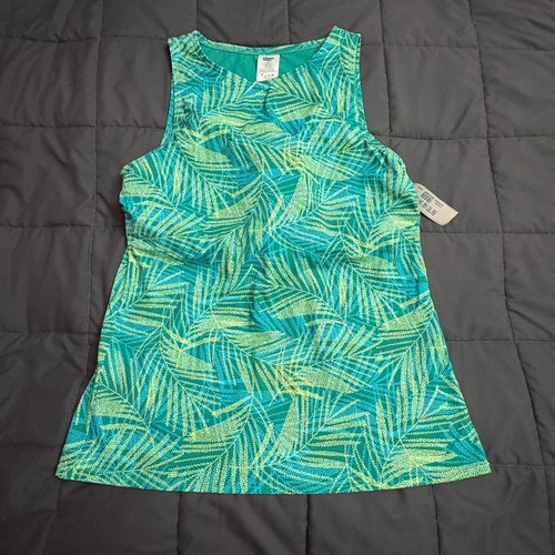 Traje de baño Tankini modesto cuello alto Lands' End - Talla: 14 largo - Nuevo con etiquetas - Imagen 5 de 11
