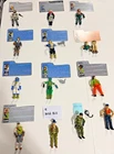 GI Joe Vintage Figure Lot 1983–1989 Pilots Drivers + File Cards ARAH Lot of 13