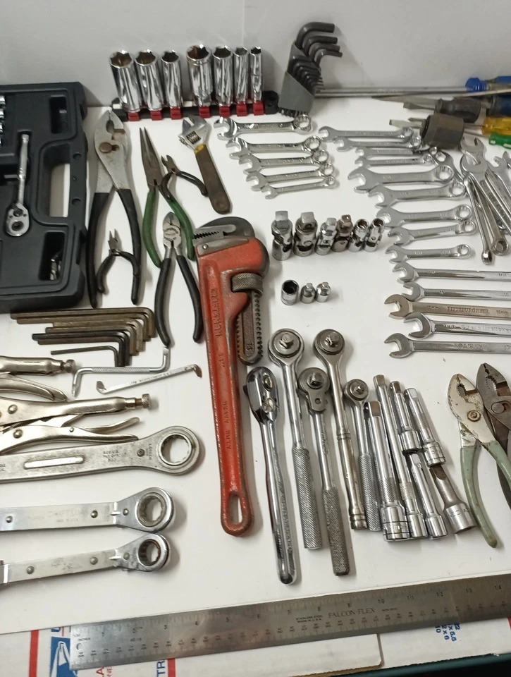 Lote masivo de herramientas mecánicas llaves de trinquete Craftsman Matco SK a presión 221 piezas  Foto 4 de 4