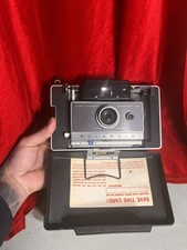 Vintage Polaroid Automatic 100 Land Camera Leather Strap