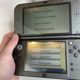 Nice! New Nintendo 3DS XL Gray Black Console W Charger Stylus US Version