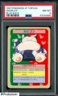 1995 Pokemon Japanese Topsun Blue Back Snorlax PSA 8 NM-MT
