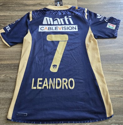 Puma Pumas UNAM 2009/2010 Home Leandro Augusto Futbol Soccer Jersey Size Small