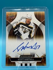 SCOTT HARTNELL 2024-25 Engrained Icons AUTO SP Upper Deck UD #CA-HA on card Auto