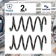 2x ORIGINAL® Sachs Fahrwerksfeder Hinten für Abarth 500 / 595 / 695 Fiat 500