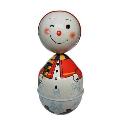 * Blechspielzeug  Stehaufmännchen ROLY POLY ''Schneemann'' °° Tin Toy °°