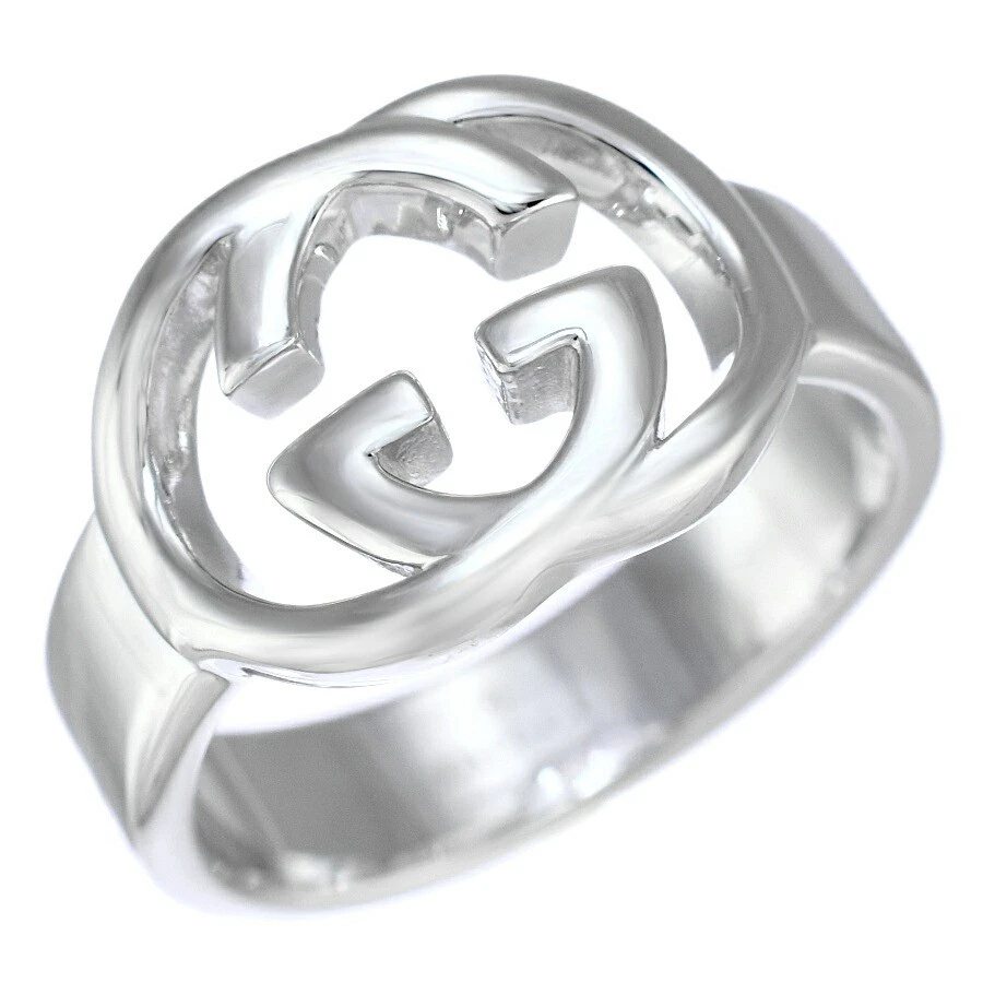 Bague Gucci Britt 190483 en argent sterling 925 US5 bijoux   état similaire