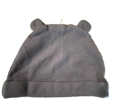 baby Gap NWT Girl's Boy's 6 12 Mo Cotton Knit Navy Blue Hat w/ Ears