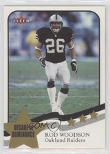 2002 Fleer Tradition Decade of Dominance Rod Woodson #250 HOF uq5