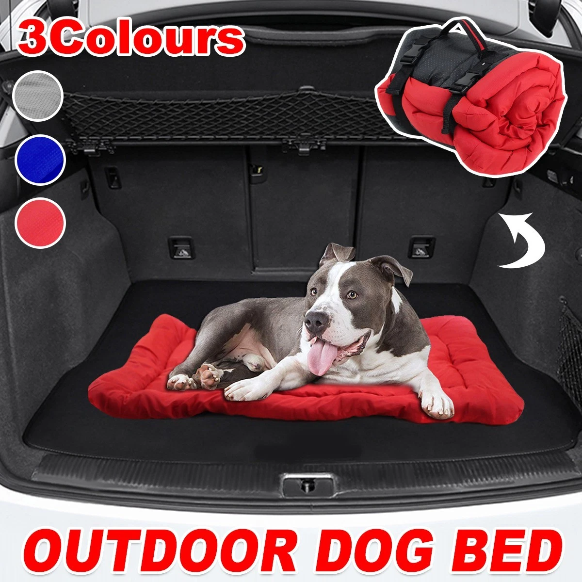Outdoor Portable Waterproof Foldable Dog Mat Pet Bed Cushion Camping Travel AU