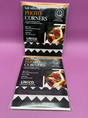 #ad Adhesive Photo Corners 0.5quot; Archival Acid Free Pressure Sensitive Black 252Pack $14.98