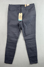 prAna Pants 10 Short Briann Gray Coal Stretch Zion 5-Pocket Hiking W4317SH08