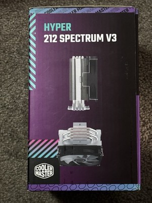 Cooler Master Hyper 212 Spectrum V3 CPU Fan Heatsink RGB Intel AMD RR-S4NA-17PA 